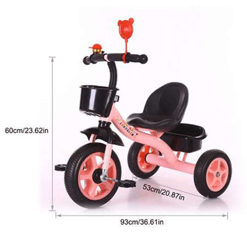 Vélo 3 Roues - Tricycle - Poussette Evolutif Pour Enfant 2 à 6 Ans