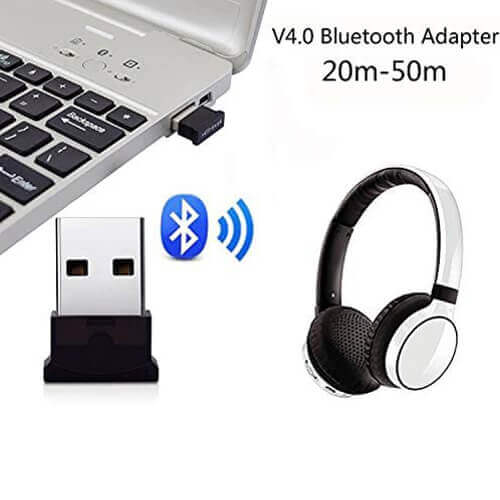 Adaptateur USB Bluetooth 4.0 pour PC Portable, Ordinateur de Bureau clé  Bluetooth BTA-409