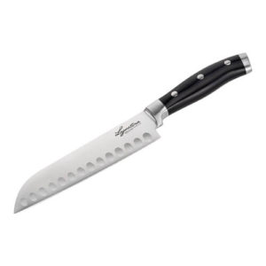 Couteau Santoku à lame alvéolée de 18cm en acier inoxydable K0470614