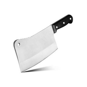 Couteau et Hache de boucher en acier inoxydable avec poignée en Bois