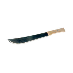 Machette de boucher en acier inoxydable avec manche en bois 50 cm