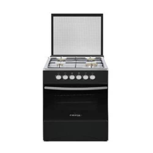 CUISINIERE 4 FEUX GAZ 60CM FOUR ELECTRIQUE BCGE60B pour Cuisinière