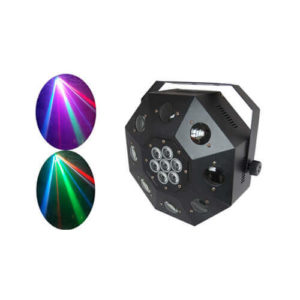 Stroboscope LED avec tête mobile DMX 512 pour discothèque, 120W RGBW 4 en 1, éclairage de scène pour dj