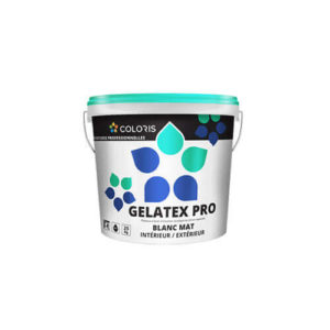 GELATEX PRO BLANC MAT - Peinture acrylique mate pour intérieur et extérieur 25kg