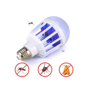 Ampoule LED anti-moustiques AC220V E27/B22 - Lampe répulsif anti-insectes