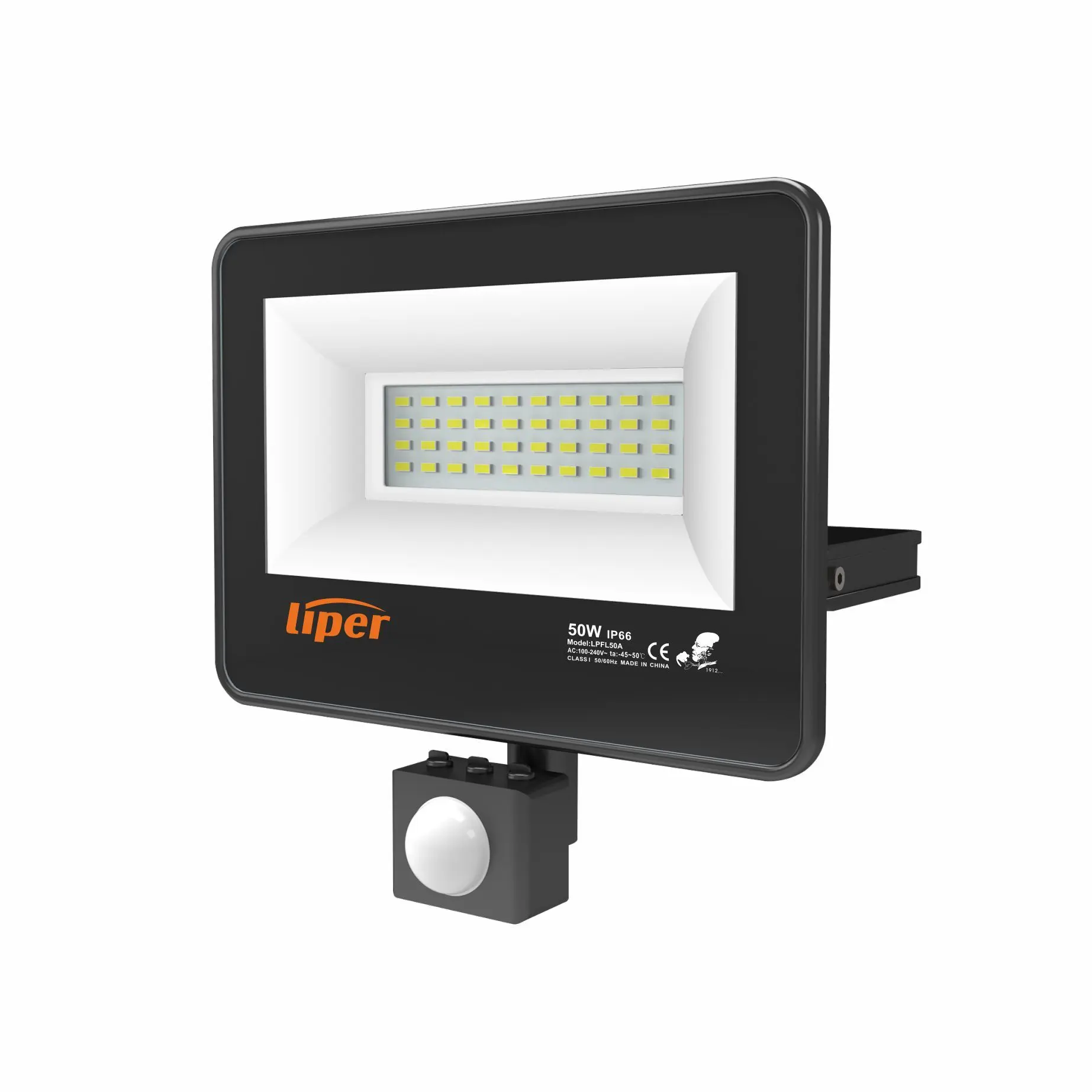 Projecteur LED 20W avec détecteur de mouvement pour extérieur