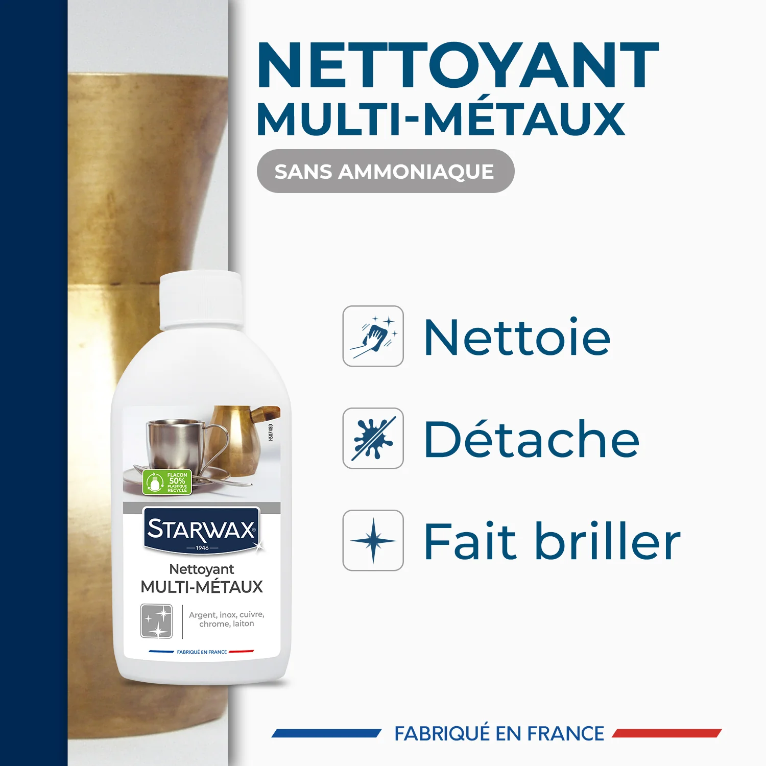 NETTOYANT MULTIMETAUX STARWAX
