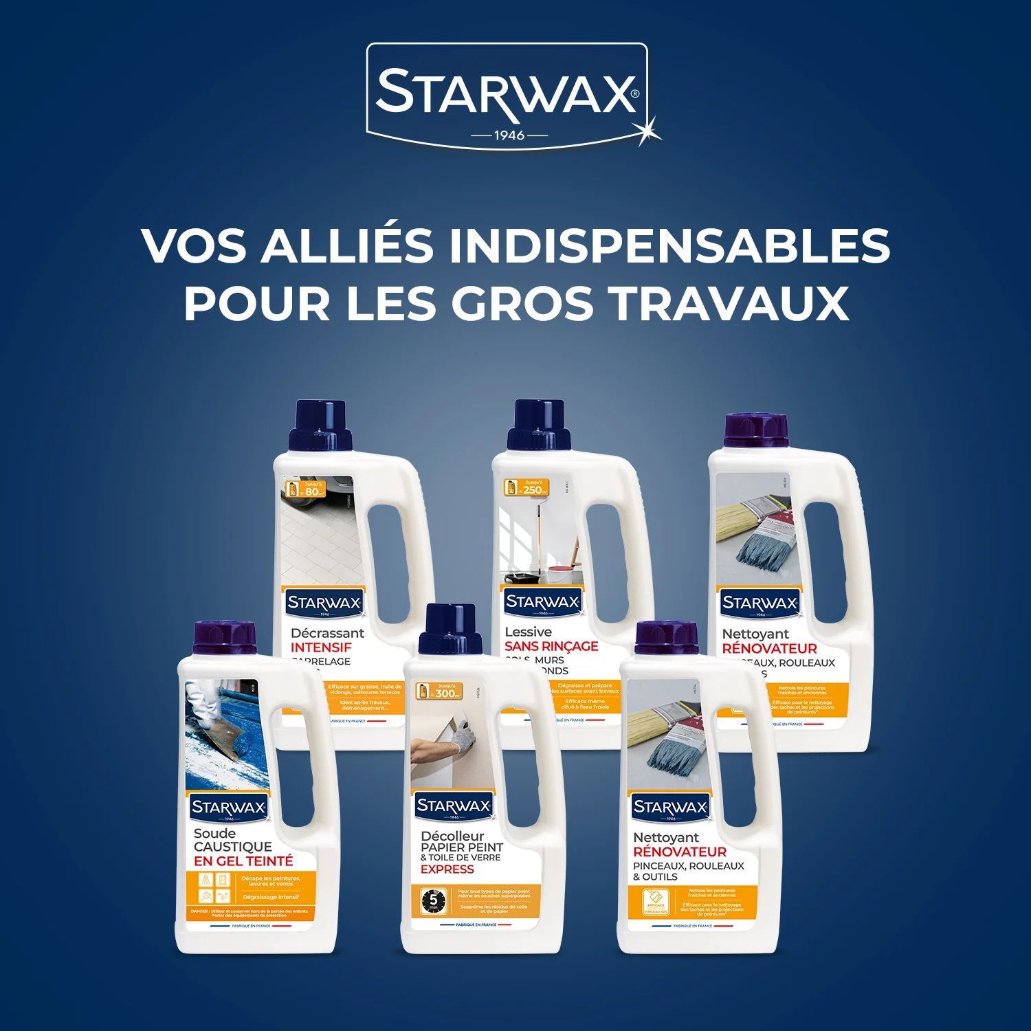 Décrassant intensif Starwax pour carrelage et PVC