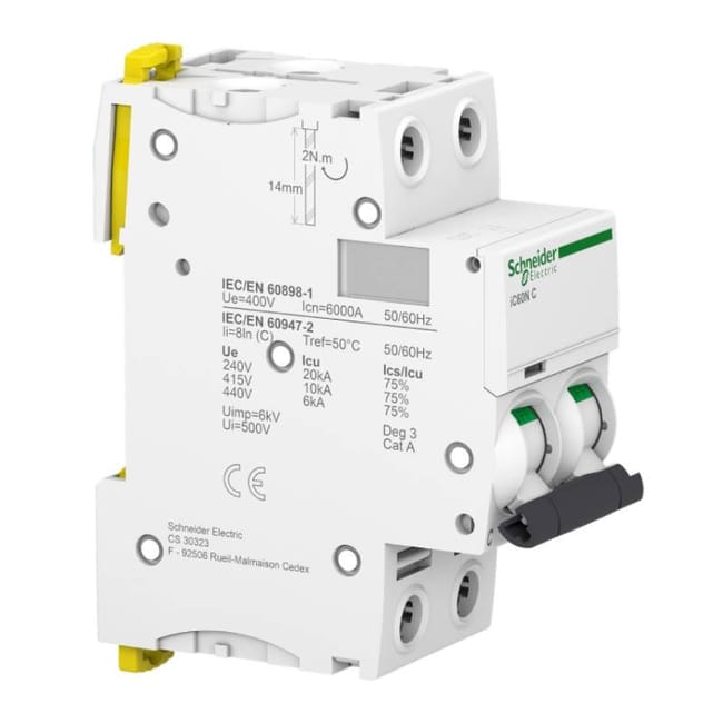 Disjoncteur modulaire 2P Schneider Electric3
