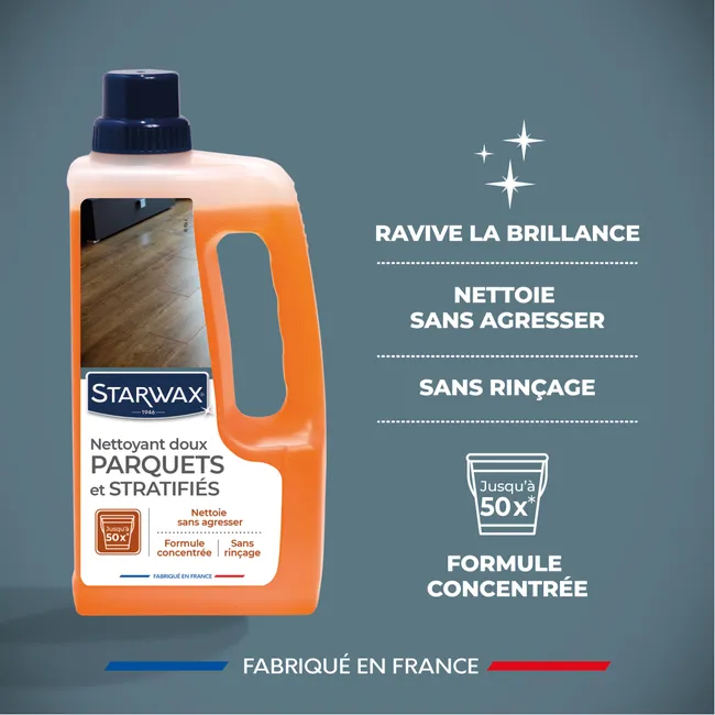 Nettoyant doux parquets et stratifiés Starwax 32