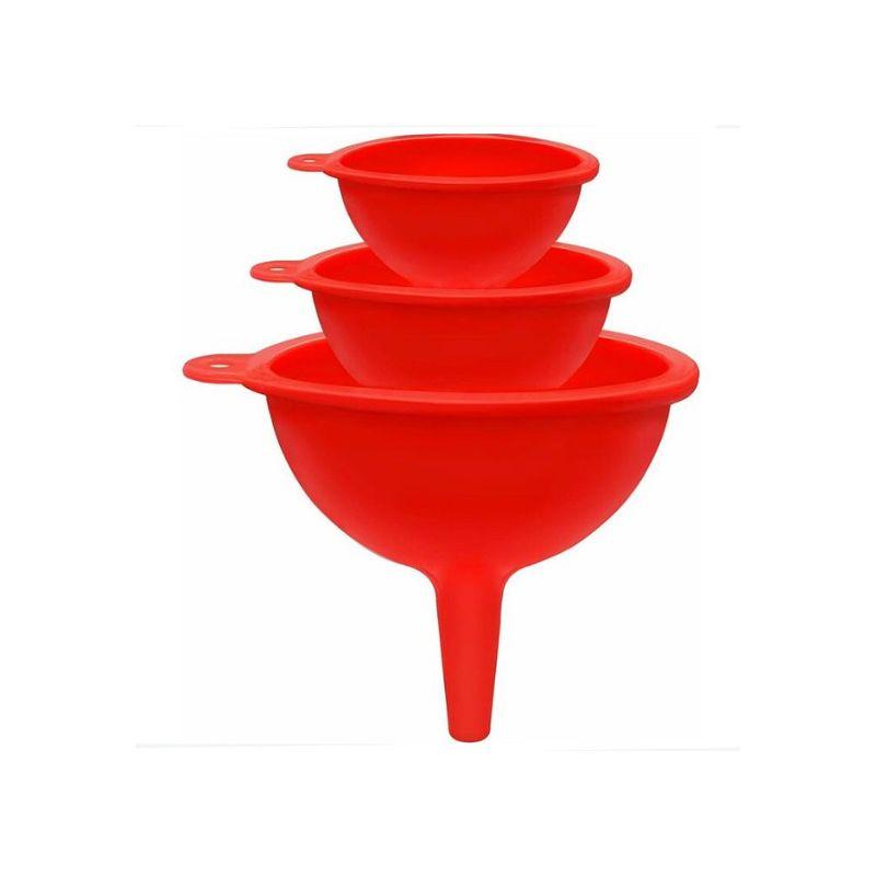 Entonnoir plastique rouge Entonnoir plastique rouge